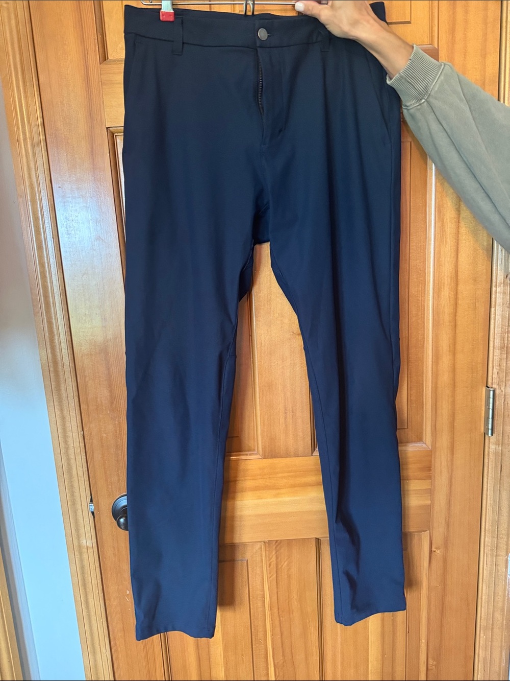 lululemon athletica Men's Dark Navy Stretch Chinos